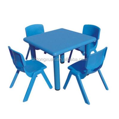 China Cheap Widely Plastic Kids Table And Chair For Kindergarten for sale