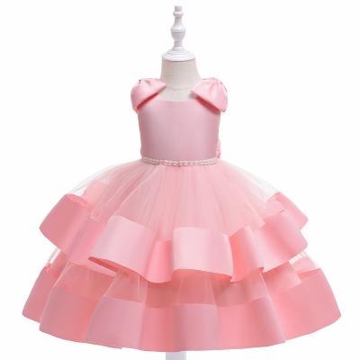 China 2021 Newest Model Girl Baby Dress Children's Anti-Static Wedding Party Elegant Birthday Dress for sale