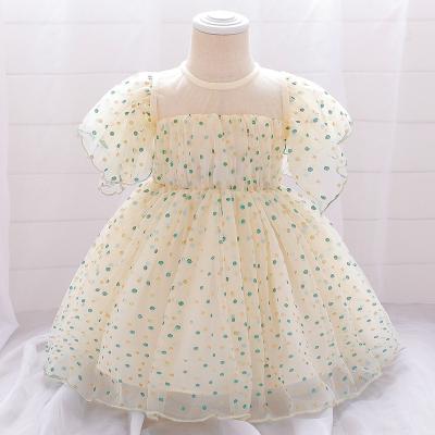 China Factory direct supply children anti-static lace up dress short sleeve casual dress for sale