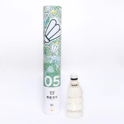 China Cheap international competition custom packed durable duck feather badminton for professional training for sale