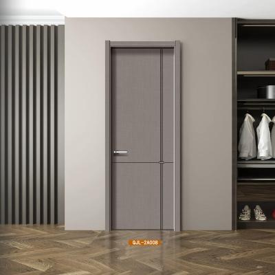 China Waterproof Factory Perfect Quality Project Special Wooden Door Sound proof Carbon Crystal Door for sale