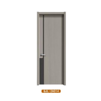 China Waterproof Factory high quality durable wood door, soundproof carbon crystal door, interior door for sale