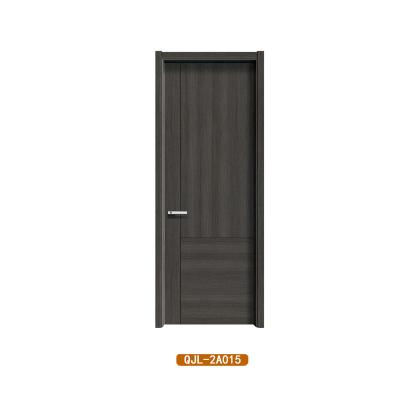 China Waterproof Factory perfect quality black soundproof carbon crystal door wear-resistant room door for sale