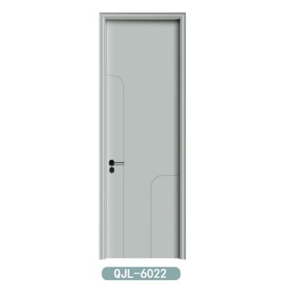 China Sound Insulation Solid Wood Interior Door Modern Swing flush Wooden Doors For Bedroom for sale