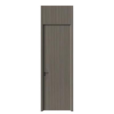 China Waterproof Modern top  grade  Milky Way grey  carbon  crystal  wooden door for sale