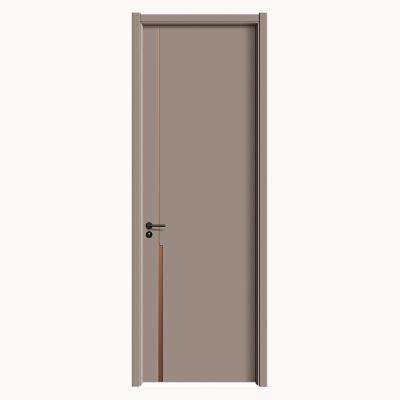 China Waterproof Popular modern design style wooden door in 2022 for sale