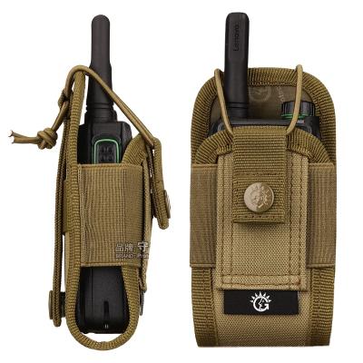 China Small Outdoor Activities Molle Walkie-Talkie Bag Keeper Bag Accessory Sub-Pack Multifunctional Tactical Walkie Talkie Cover for sale