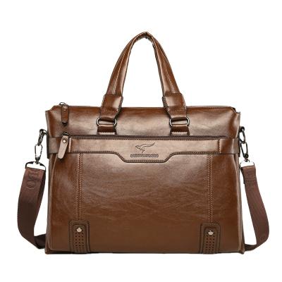 China Business Single-Shoulder Computer Bags Cross-section Men's Briefcases Daily-Use Men's Messenger Handbags Men's Casual Bags for sale