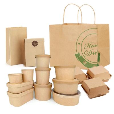 China Food Grade Biodegradable Bulk Craft Bags Paper Bag Jumbo for Restaurant for sale