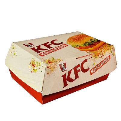 China Custom Flexo Printing Kraft Takeaway Paper Box For Food Packaging for sale