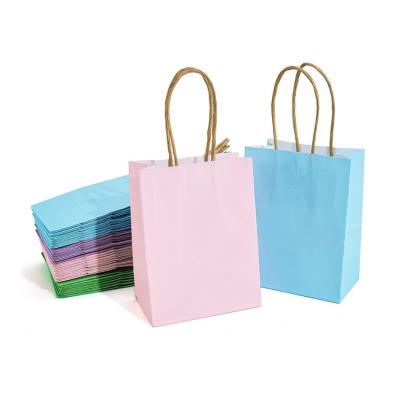 China Kraft Craft White Brown Paper Packaging Bags Shopping Printed Your Own Logo for sale