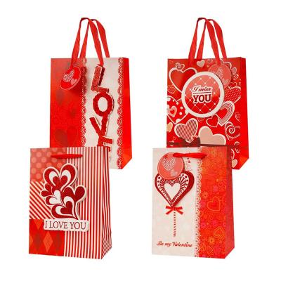 China Kraft Paper Oem Valentines Day Treat Bags Accept Customized for sale