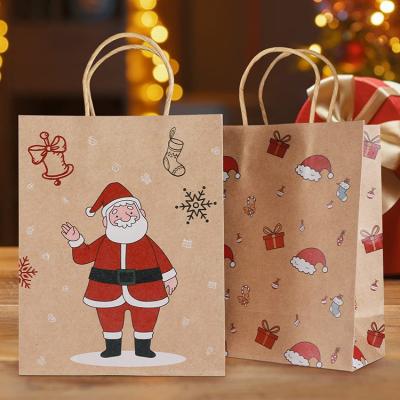 China Cheap Paper Bags Custom Printed Luxury Kraft Paper Shopping Bags Cheap Retail Packaging For Clothing Gifts for sale