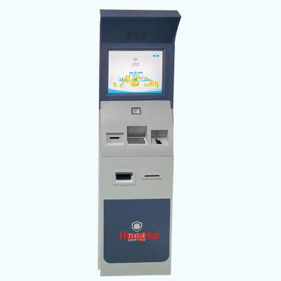 China 2022 electronic money transaction currency bitcoin ATM cash bill acceptor kiosk with QR scanner for sale