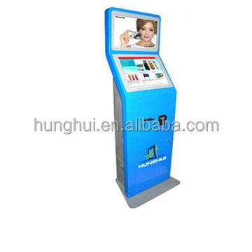 China Restaurant/Hotel/Lobby/Supermarket/Store/Exihibition...etc Free Standing Self Service Payment Koisk with dual touch screen for sale