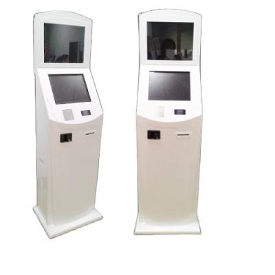 China Ticket Kiosk Photo Printing Kiosk With A4 Printer And Metal Keyboard Touch Screen Internet Vending Kiosk for sale