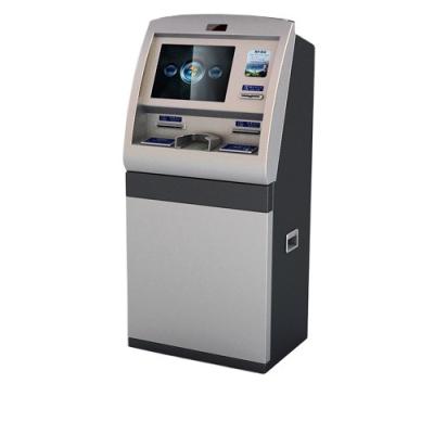 China Cold Rolled Steel Windows 7/8/10 ATM Payment Kiosk Cash Payment Taking ATM Machine for sale