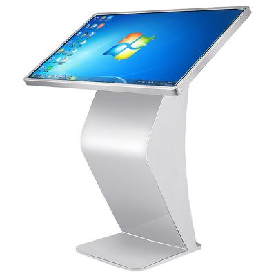 China 55 Inch Indoor Automatic Survey Machine Floor Standing LCD Table With Touch Screen for sale