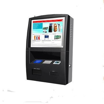 China Durable Steel Frame 12 Inch Self Service Touch Screens Wall Mounted Payment Kiosk for sale