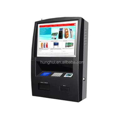 China Wall Mounted Kiosk Selling Exhibition Cash Acceptor Self Service Bill Payment Fair Tagging for sale