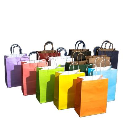 China Popular Personalized Coffee Wrapping Paper Paper Bags Cheap Price Disposable Tak Away Bag for sale