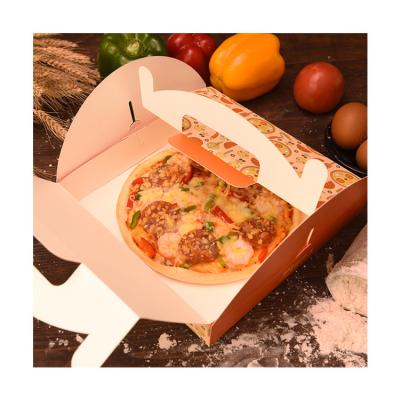 China Custom white guaranteed popular modern cheap disposable 10 inch production quality pizza box for sale