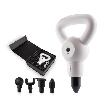 China Unique Green Personal Portable Mini Body Vibration Massage Gun Gun Massage Guns for sale