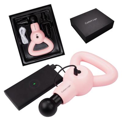 China Mini Body Vibration Massage Gun Handheld Massage Gun Brushless Motor for sale