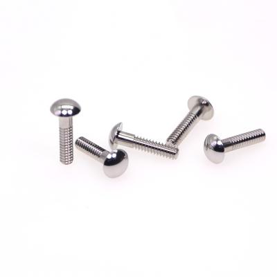 China Mushroom Good price stainless steel SUS304 polishing mirror decorative screw for sale