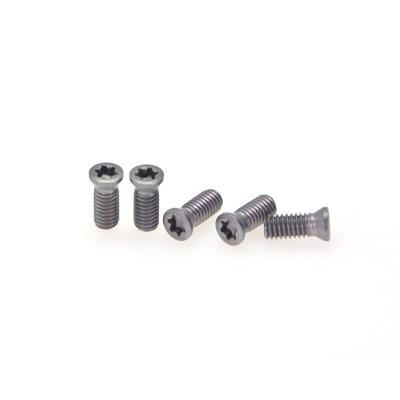 China Flat M3.5 Cutting tool screw customized high strength screws For Cutting tool fasteners insert and Indexable Mill Fasteners for sale