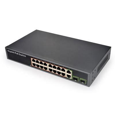 China POE Network Switch SDAPO PSE3216S -16-250W 16FE 2GE 1SFP Smart Control PoE Ethernet Switch for Monitoring for sale