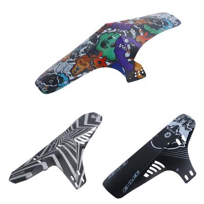 China Unique Design PP5 Bicycle Fenders Plastic Bicycle Fender Mtb Bike Wings Mudguard Cycling Accessories for sale