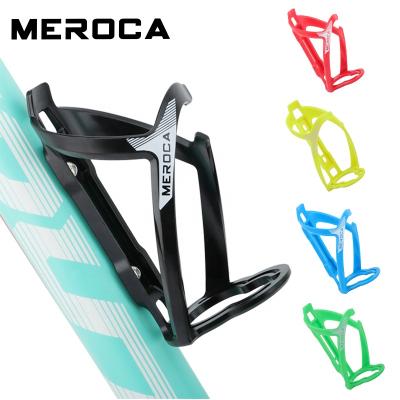 China MEROCA Bicycle Plastic Bottle Cage With Holder Screws MTB Universal Road Bike Ultralight Bottle Cage for sale