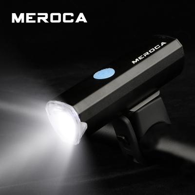 China MEROCA Bicycle Light USB Mountain Bike Light USB Rechargeable Aluminum Road Bike Front Light for sale