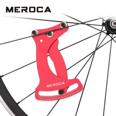 China MEROCA Aluminum Alloy Bicycle Spoke Tensiometer Indicator Bike Spoke Tension Wheel Builders Tool Bicycle Spoke Repair Tool for sale