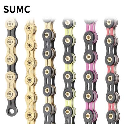 China SUMC Mountain Bikes Bicycle Chain SL Model All 11 Hollow 12 Speed ​​Mountain Bike Chain Road Bike Chain for sale