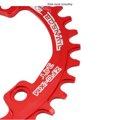 China Mountain Bikes Bicycle Crank Positive And Negative Tooth 36 38T Single Sprocket Disc 96BCD 32T 34 Disc Suitable For M7000 M8000 M9000 Oval Disc for sale