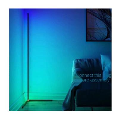 China New Modern Droship Modern Remote Control Multicolor Minimal Corner Led RGB Light noxu Floor Lamp for sale