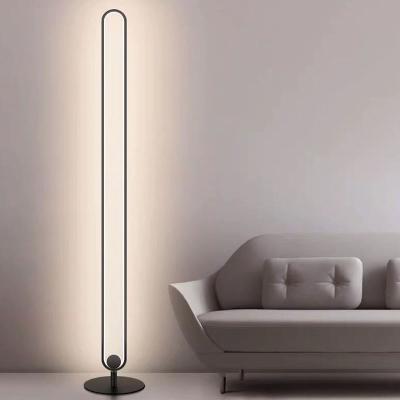 China Modern LED U Shape Floor Lamp For Household Decorative Light Colorful Standing Lamp for sale