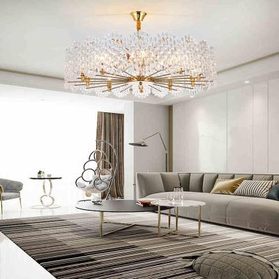 China 220V Contemporary Elegant Metal Lighting Luxury Gold Chandelier For Restaurant Chandelier Crystal Square for sale