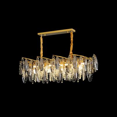 China Zhongshan Contemporary Hot Selling Luxury Black Chandelier Decorative Lighting Fixture For Banquet Modern Crystal Chandelier Indoor for sale