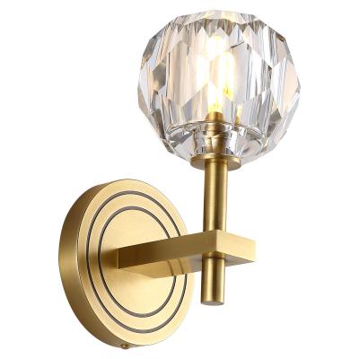 China Wholesale Novelty Household Copper Antique Natural Light Color Led Mini Wall Lamp for sale