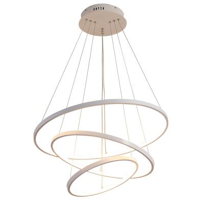 China Wholesale Price Hotel Contemporary Ring Chandeliers Pendant Lights Home Decorative Acrylic Pendant Light 220v Fancy Lamp for sale