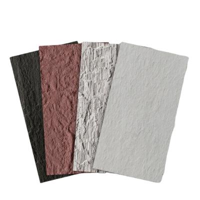 China Modern Blacks Whites Accents Flexible Clay Tile In Tiles For Exterior And Interior Wall for sale