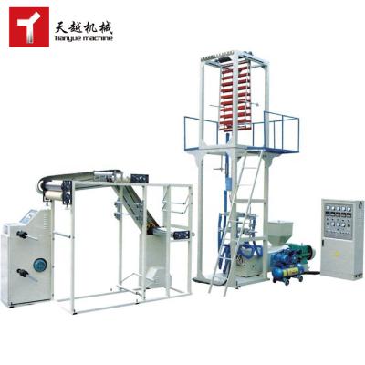 China LDPE LLDPE machine plastic zipper bag ziplock film zipper food packaging bag film blowing machine for sale