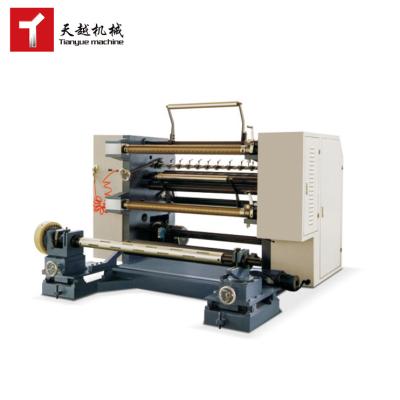 China Construction worksÂ   Automatic Vertical Plastic Film Bopp Slitting Rewinding Machine for sale