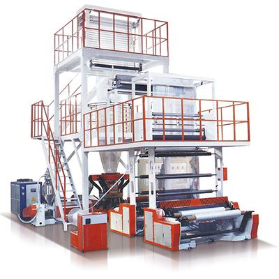 China 3 Layers Plastic Film Blowing Film Machine Extruder ABC Extrusion Common Blowing Machine for sale