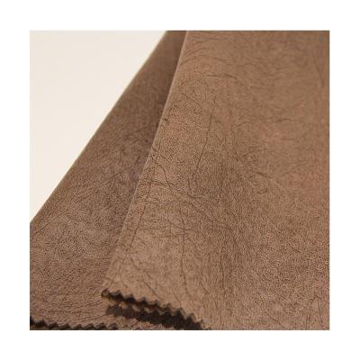 China Tear-Resistant Polyester Suede Leather Fabric For Sofa Upholstery for sale