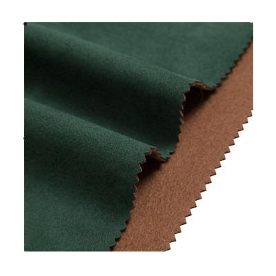 China Antistatic Embossed Knit 100% Poly Brushed Suede Fabric For Sofa Cover for sale