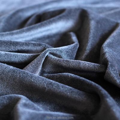 China Wholesale Home Textile Fabric Anti Static One Side Warp Covering Super Soft Velvet Polyester Spandex Printing Material Cloth for sale